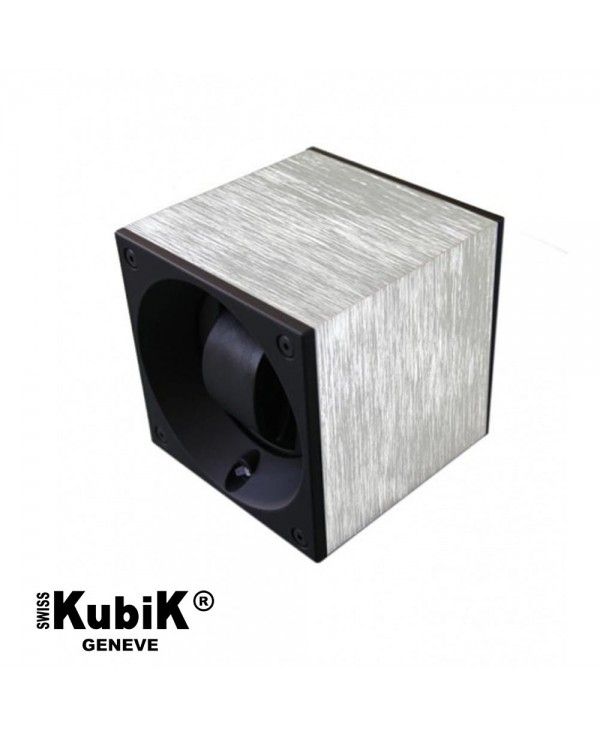 Watchwinder Swiss Kubik Single Original - Brushed Silver Watchwinder Swiss Kubik Single Original - Brushed Silver