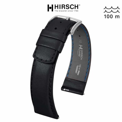 Watchstrap Hirsch RUNNER black 20mm
