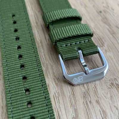 NATO bracelet 20mm smartwatch by NATOCONCEPT kaki
