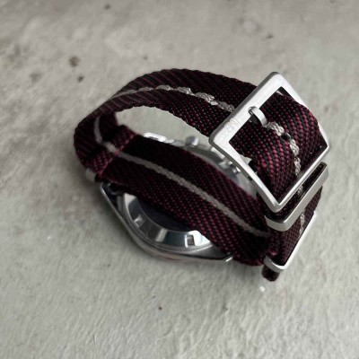 NATO CONCEPT bordeaux 20mm bracelet nato