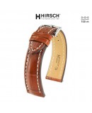 Bracelet montre alligator Hirsch capitano Alligator Marron doré 20mm