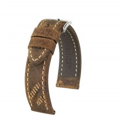 braclet montre hirsch lynyrd 20mm cuir vintage