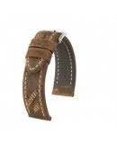 braclet montre hirsch lynyrd 20mm cuir vintage