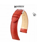 bracelet hirsch duke rouge cuir 18mm