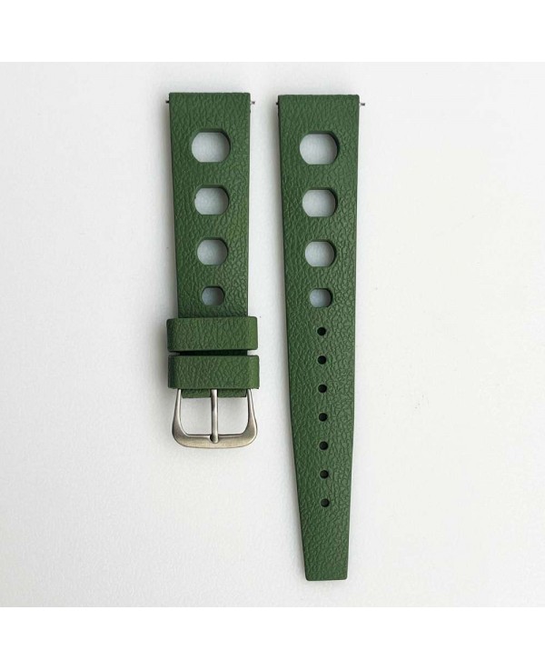 bracelet montre tropic 20/16mm vert kaki catouchouc plongee