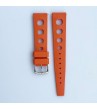 bracelet montre tropic 20/16mm orange  catouchouc plongee