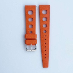 bracelet montre tropic 20/16mm orange  catouchouc plongee