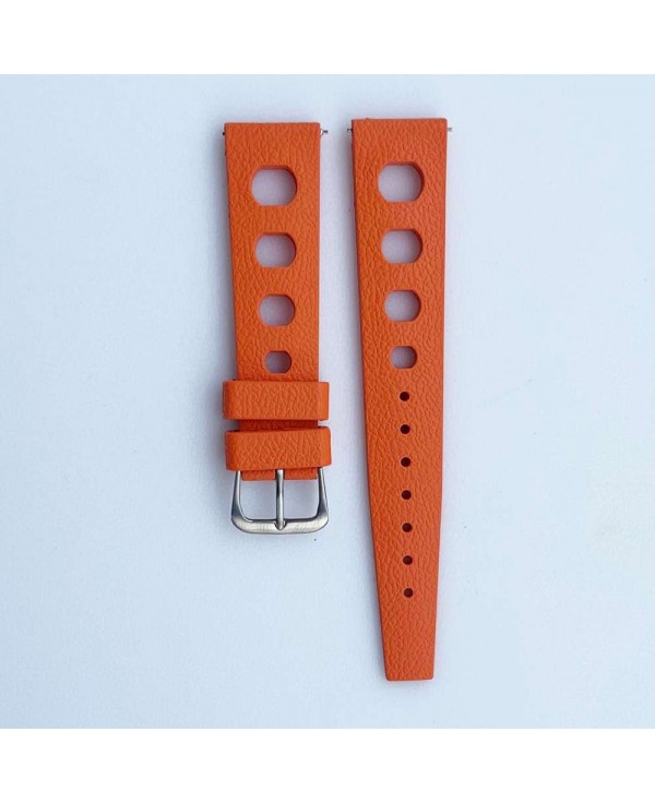 bracelet montre tropic 20/16mm orange  catouchouc plongee