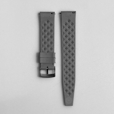 TROPIC rubber watch bracelet 20mm grey
