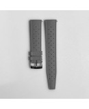 bracelet montre tropic 20mm gris catouchouc plongee
