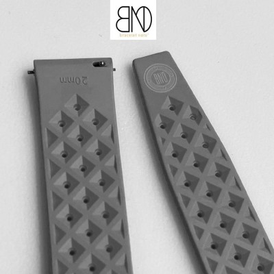 TROPIC rubber watch bracelet 20mm grey