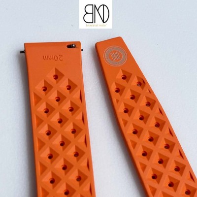 TROPIC rubber watch bracelet 20mm orange