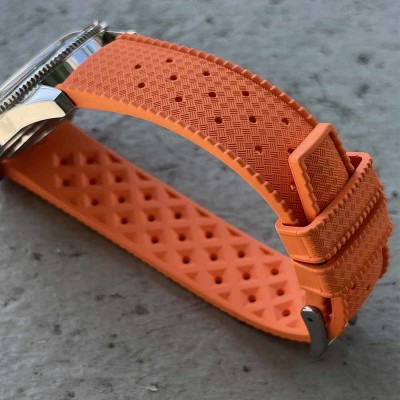 TROPIC rubber watch bracelet 20mm orange