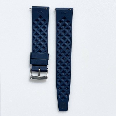 TROPIC rubber watch bracelet 20mm dark blue