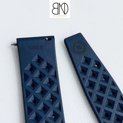 TROPIC rubber watch bracelet 20mm dark blue