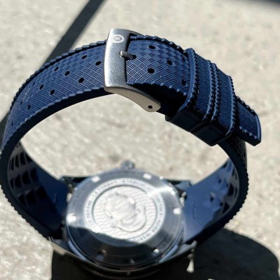 TROPIC rubber watch bracelet 20mm dark blue