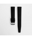 bracelet montre tropic 20mm noir catouchouc plongee