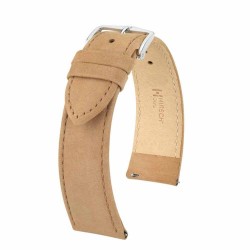 bracelet montre femme 18mm nubuck beige hirsch osiris