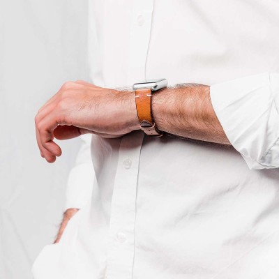 bracelet montre cuir vintage hirsch 20mm