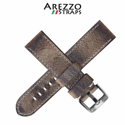 Explorer 26mm watch bracelet Arezzo mat veal Leather