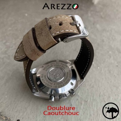 Explorer 26mm watch bracelet Arezzo mat veal Leather