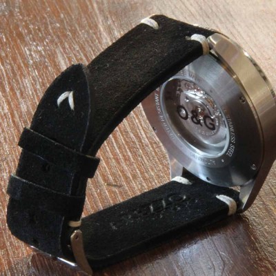 AREZZO NUBUCK Vintage black 20mm