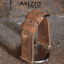 Arezzo Strap HORSEMAN 18mm Nubuck de Cheval Naturel