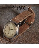 Arezzo Strap HORSEMAN 18mm Nubuck de Cheval Naturel