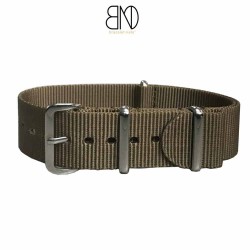 NATO Strap military KAKI brown 22mm