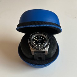 Etui de voyage bleu pour 1 Montre