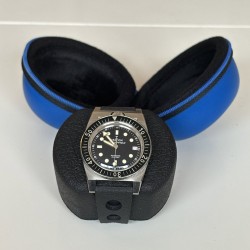 Etui de voyage bleu pour 1 Montre