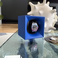 Remontoir Swiss Kubik StartBox bleu pour montre automatique