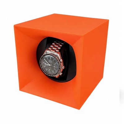 Automatic Watch Winder Startbox Orange | Swiss Kubik