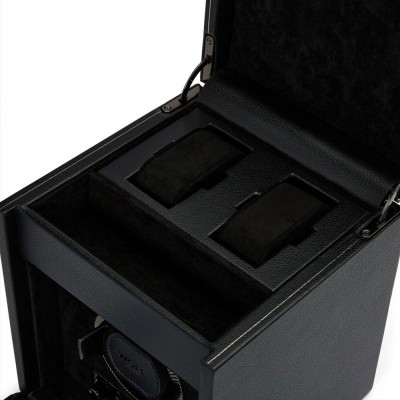 Boîte remontoir montre Wolf British Racing noir