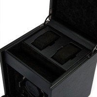 Boîte remontoir montre Wolf British Racing noir
