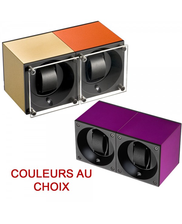 Double Watchwinder Swiss Kubik Choose your colours