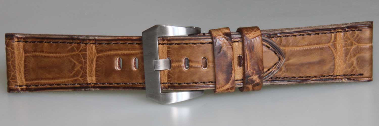 bracelet panerai arezzo alligator