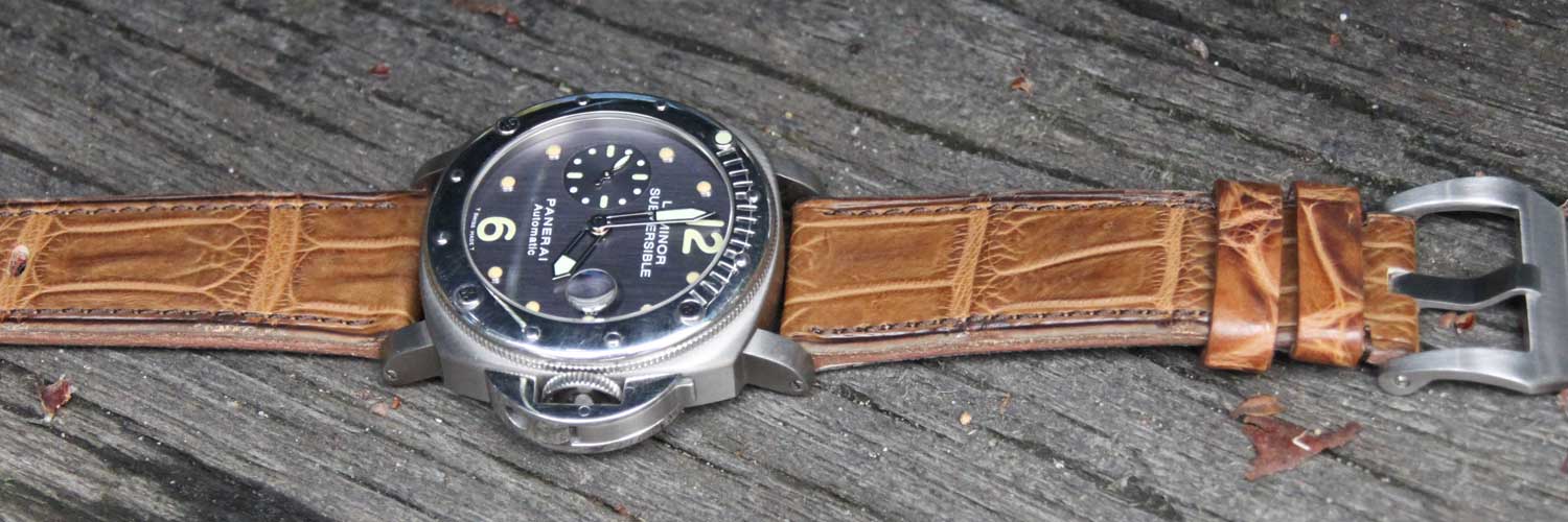 bracelet panerai alligator paris