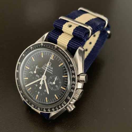 omega speedmaster sur bracelet nato