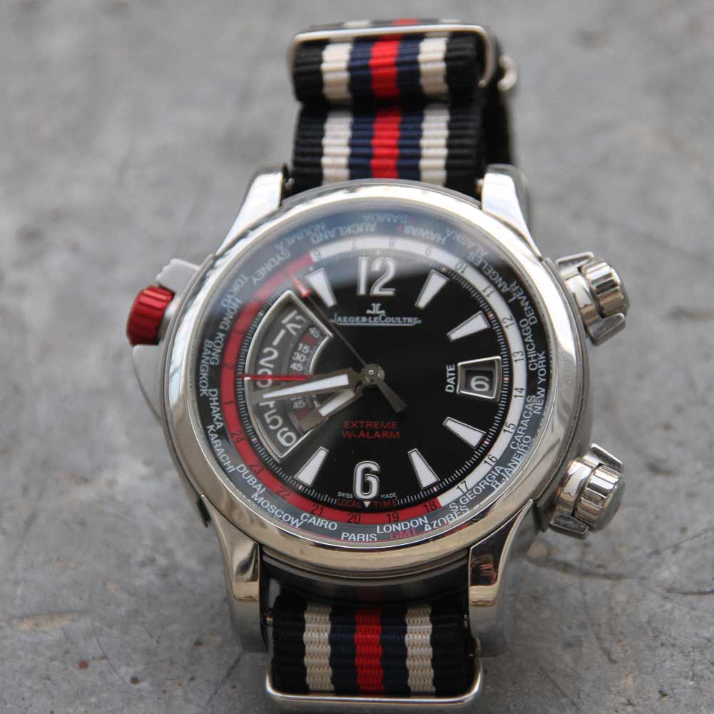 bracelet nato sur montre jaeger lecoultre master compressor