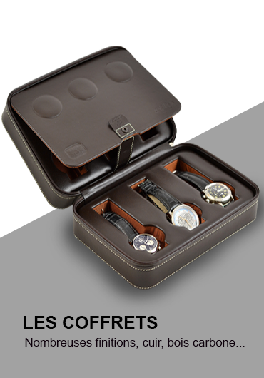 1er site français de boites à montres, remontoirs montres automatiques et  étuis de voyage